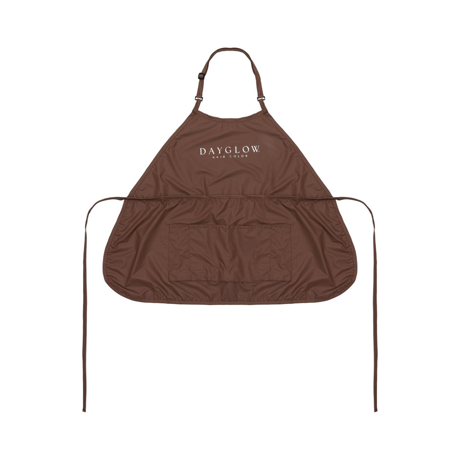 Dayglow Denim Pinstriped Apron | Color Edge Hair Care