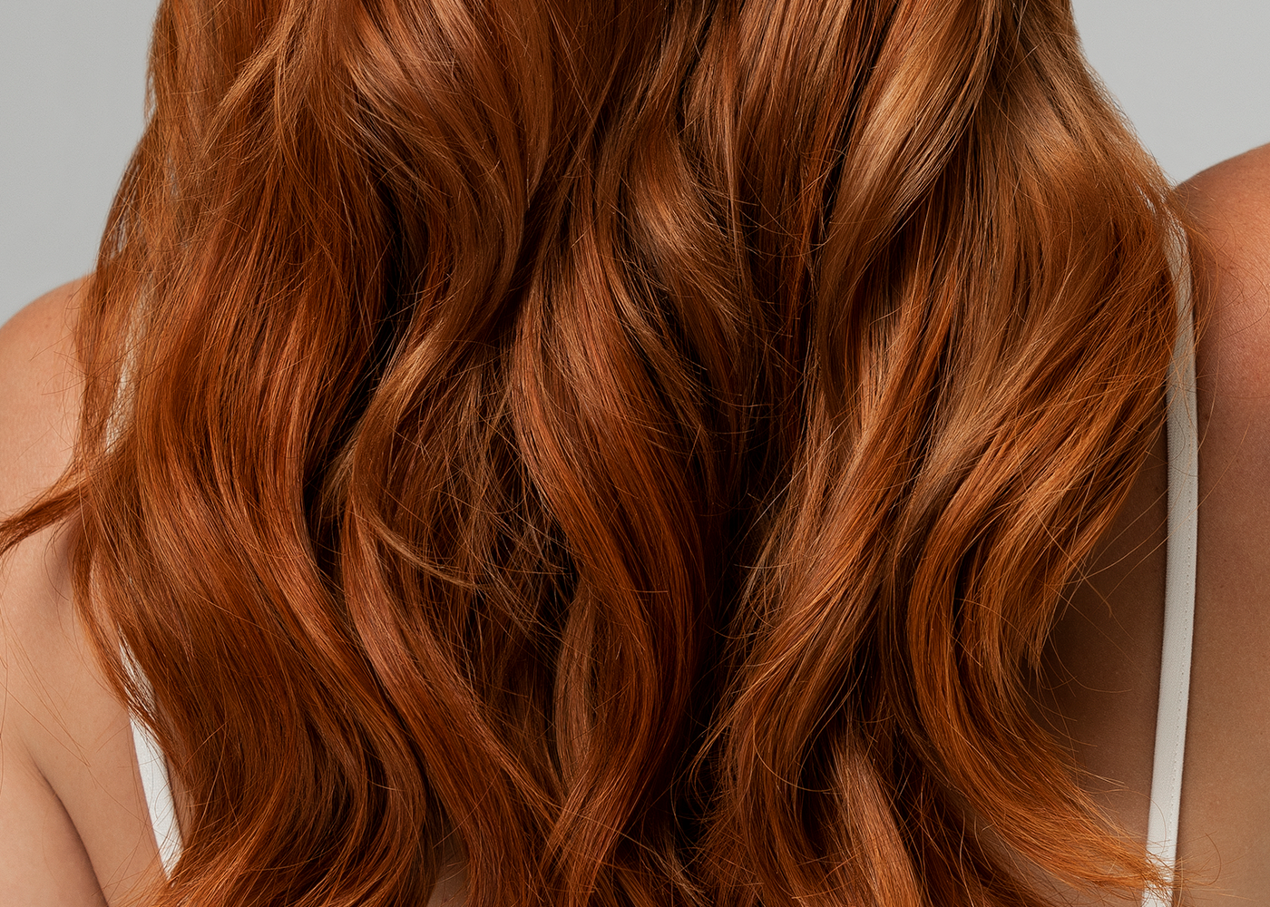 Colored red hair