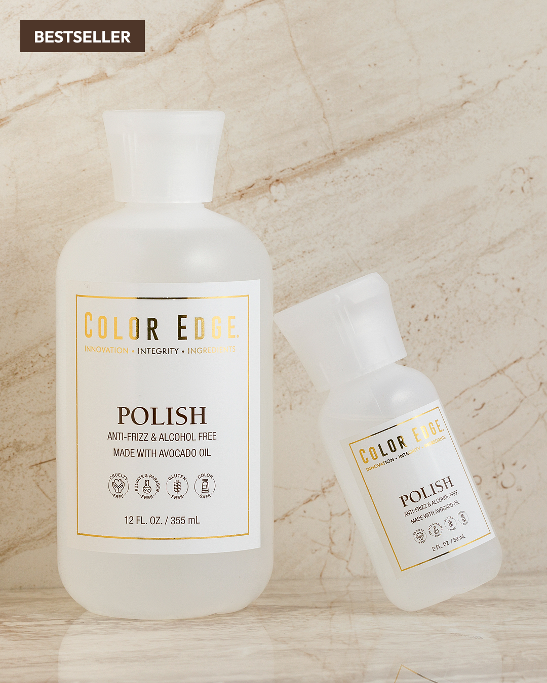 Polish 12oz and 2oz bottles