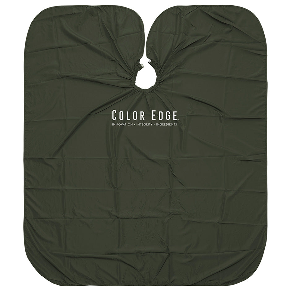 Cali Collection Cutting Cape, solid green color