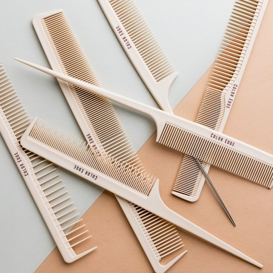 Various combs laid out