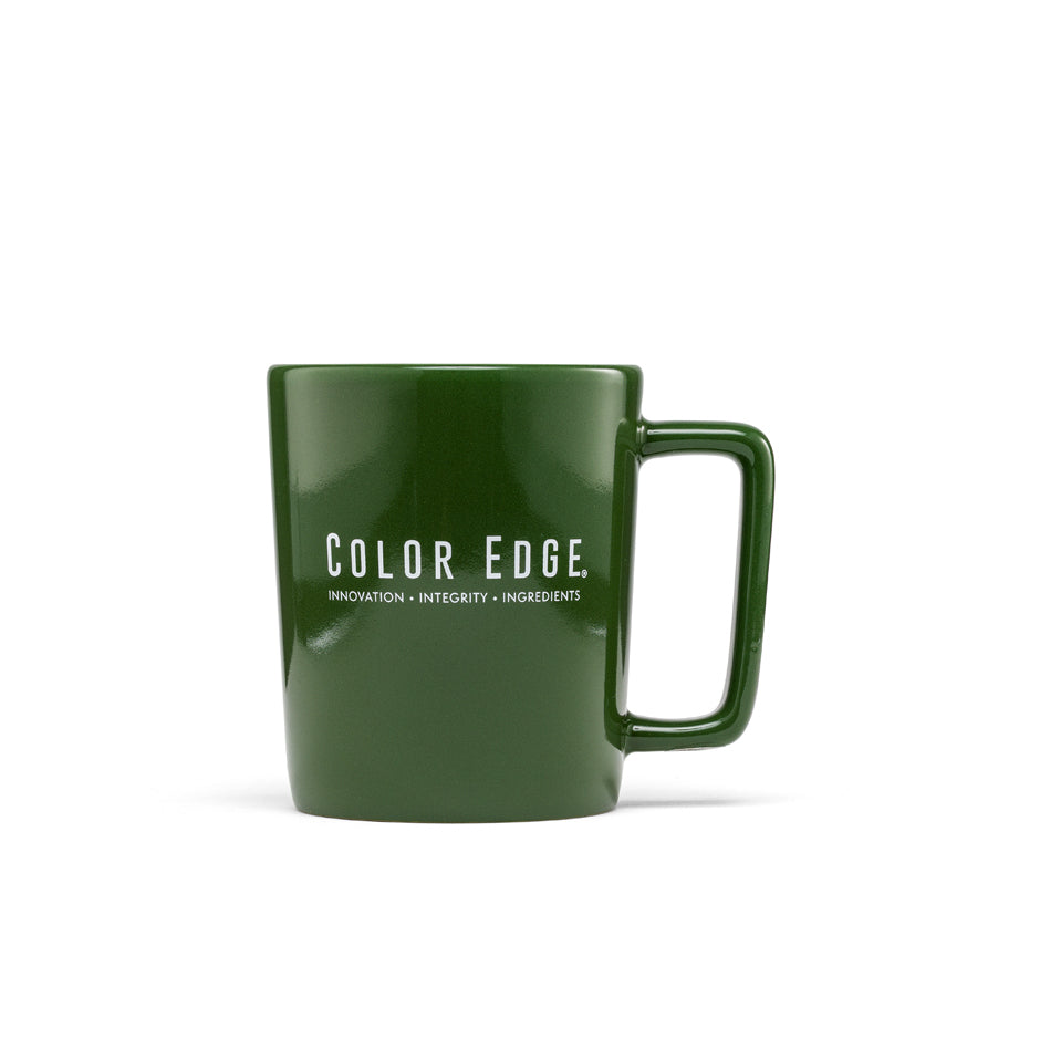 Green ceramic Color Edge mug