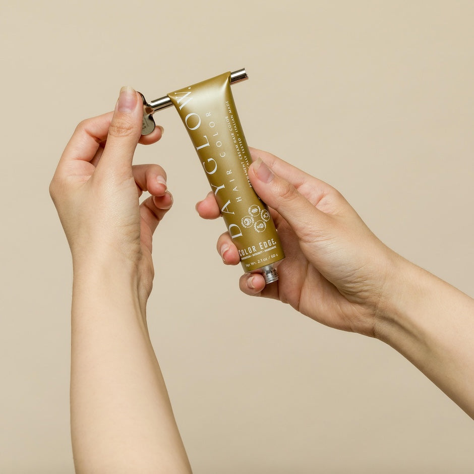 Using Color Key to squeeze out product from hair color tube