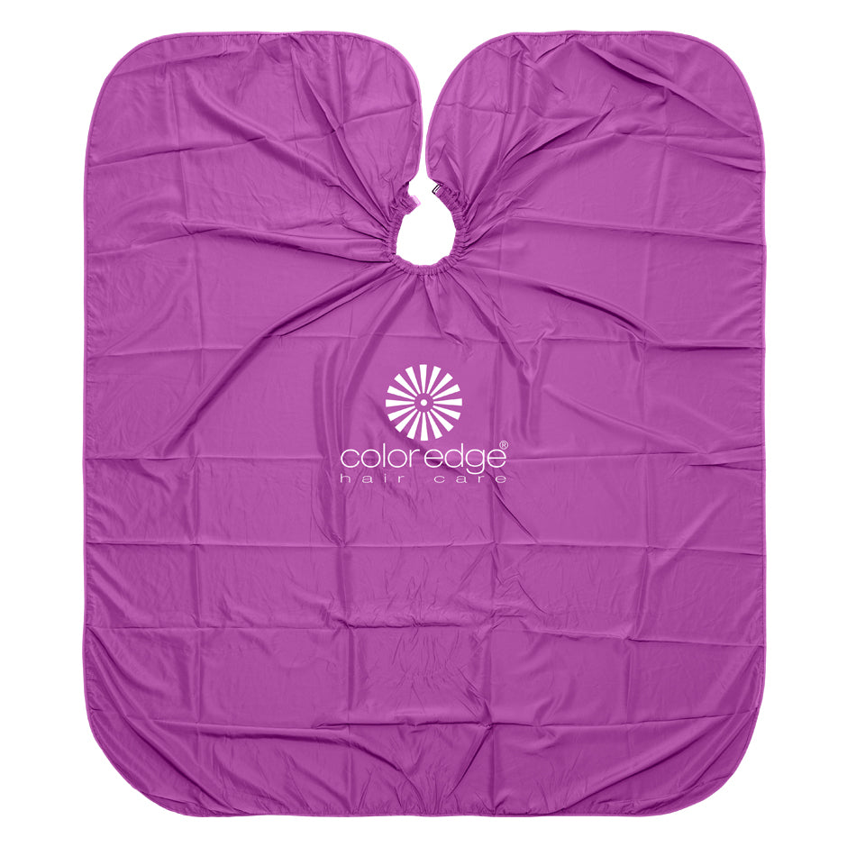 Cutting cape in magenta lavender color