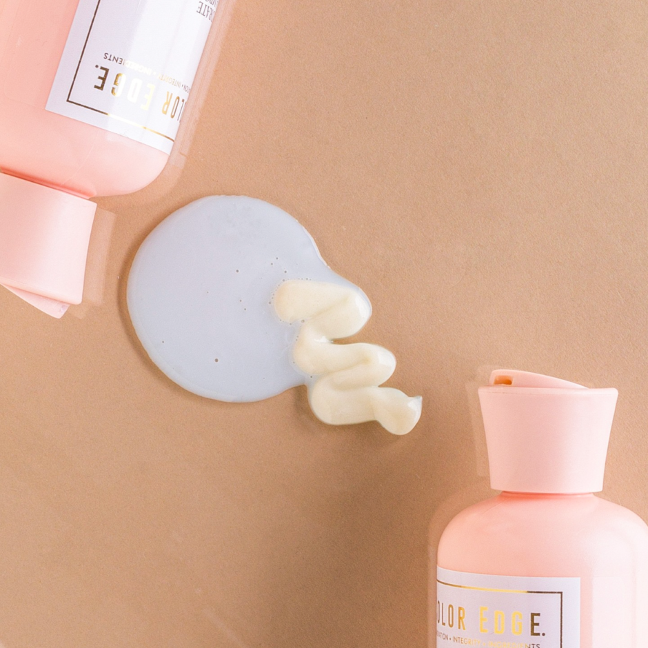 Hydrate Shampoo and Conditioner product swatches