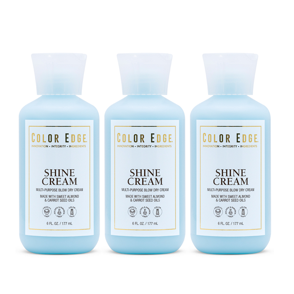 Three bottles of Shine Cream 6oz