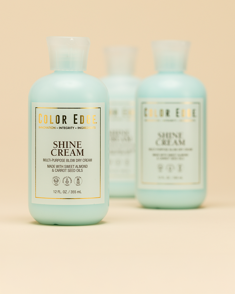 3 bottles of Shine Cream 12oz