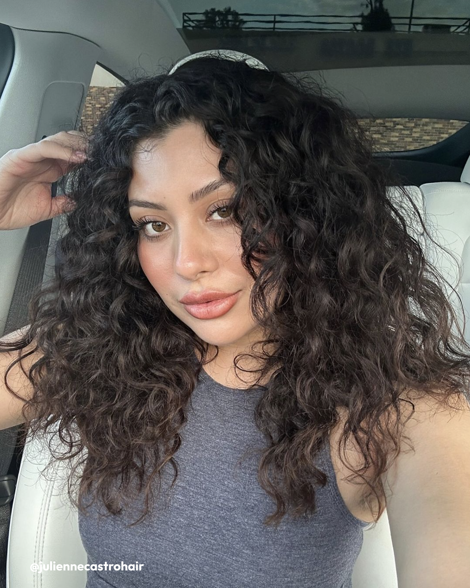 Woman wearing Glazed and Polish in hair