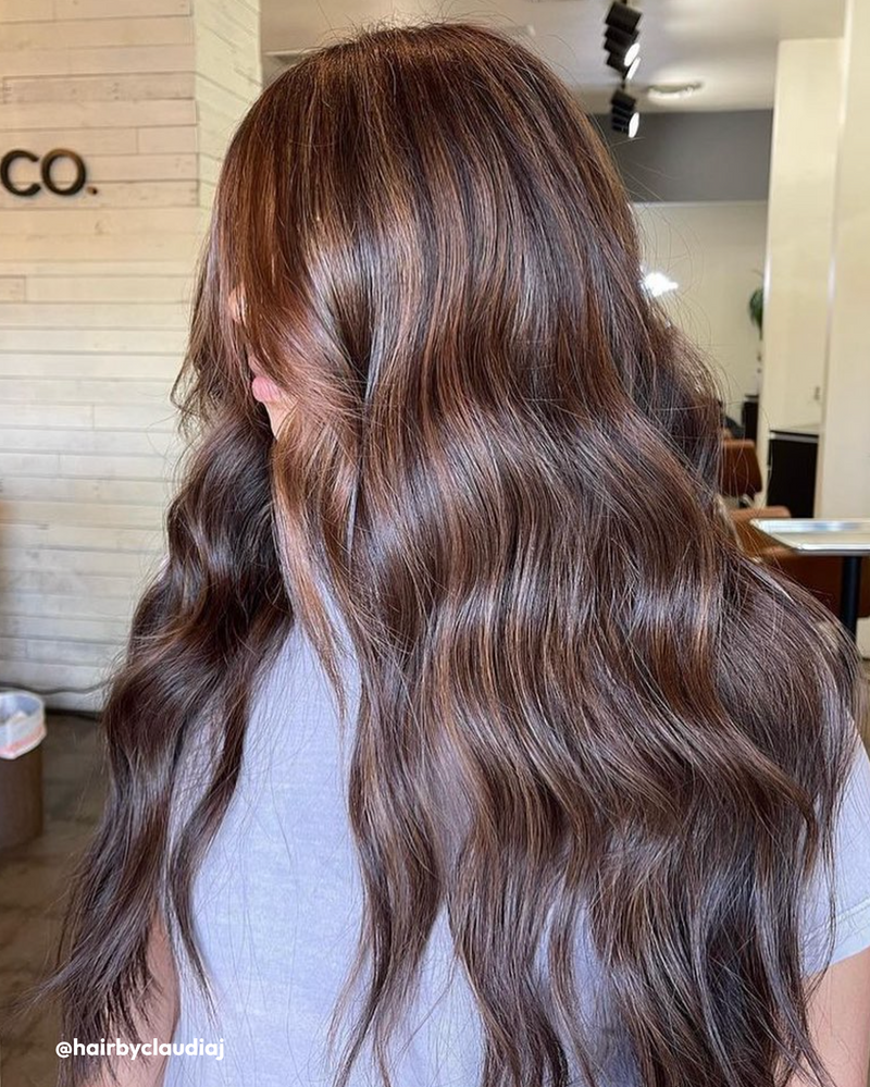 Hair with Hydrate Duo, Acidifying Conditioner, and Shine Cream applied