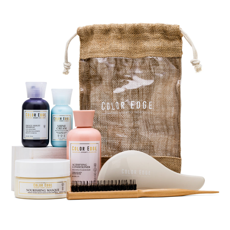 Balayage Care Kit Bundle, which includes 6 products with a bag