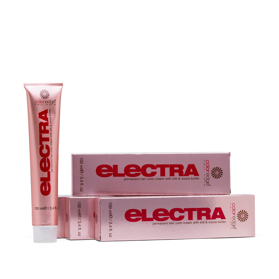Electra Hair Color tube and packaging