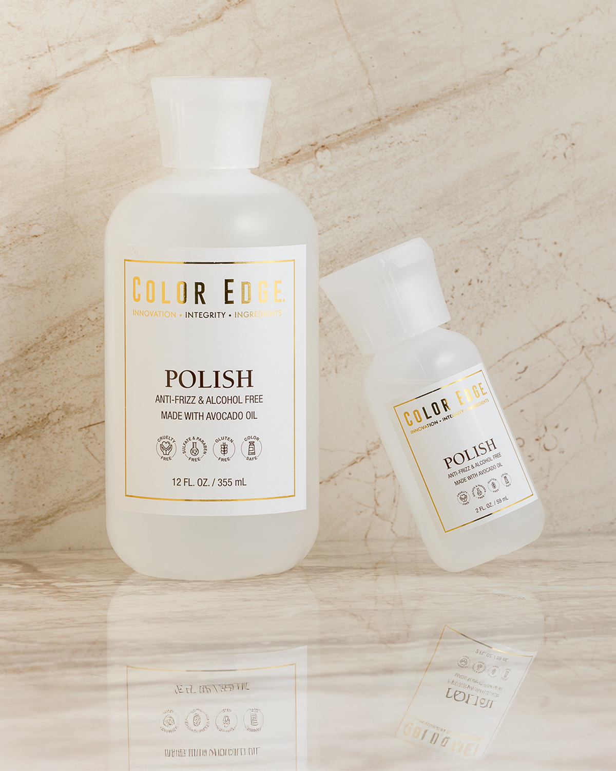 CE_Polish_Promo Polish 12oz and 2oz bottles