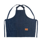 Dayglow Denim Pinstriped Apron